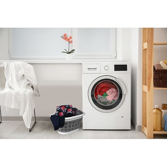 Bassine ovale pliable 50 x 37 cm blanc-gris OVAL COMPACT 25L
