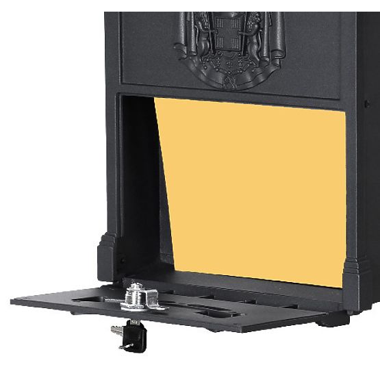 Boîte aux lettres pour courrier Amund noire