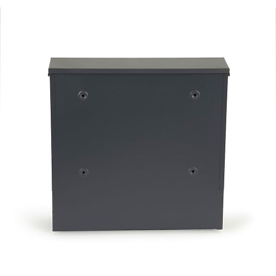 Boîte aux lettres pour courrier et journaux en acier galvanisé