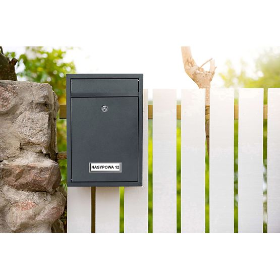 Boîte aux lettres pour courrier Gustav anthracite