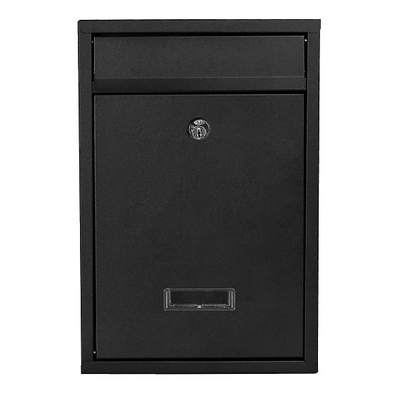 Boîte aux lettres pour courrier Gustav noire