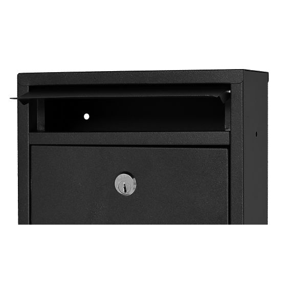 Boîte aux lettres pour courrier Gustav noire