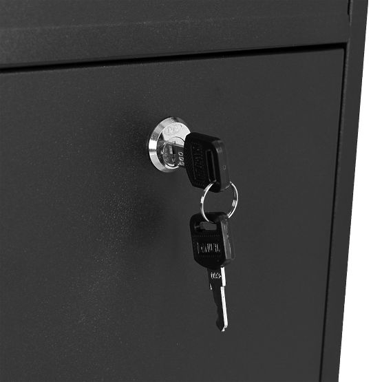 Boîte aux lettres pour courrier Gustav noire