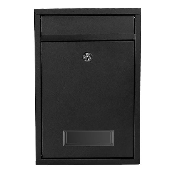 Boîte aux lettres pour courrier Gustav noire