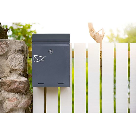 Boîte aux lettres pour courrier Odvin anthracite