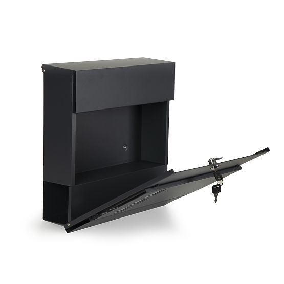 Boîte aux lettres pour lettres et journaux en acier galvanisé ModernHome