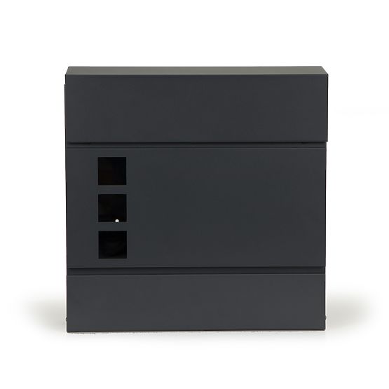 Boîte aux lettres pour lettres et journaux en acier galvanisé ModernHome