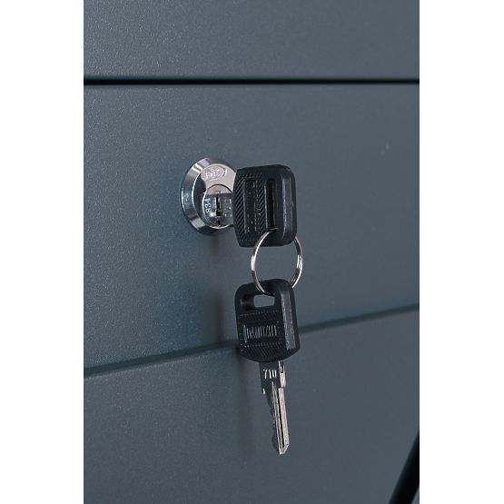 Boîte aux lettres Tove avec porte-journaux anthracite