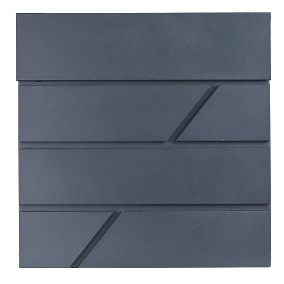 Boîte aux lettres Tove avec porte-journaux anthracite