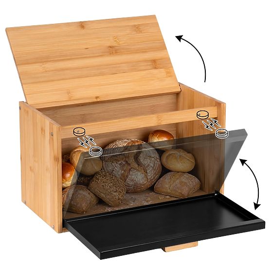 Boîte à pain en bambou CHARLES