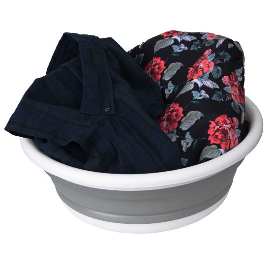 Bol rond 37 cm blanc-gris ELBA COMPACT 9 litres
