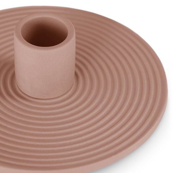 Bougeoir MORAB couleur rose poudré style bohème pour intérieur ameliahome