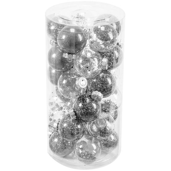 BOULES DE NOËL 30 PCS SYSD1688-064