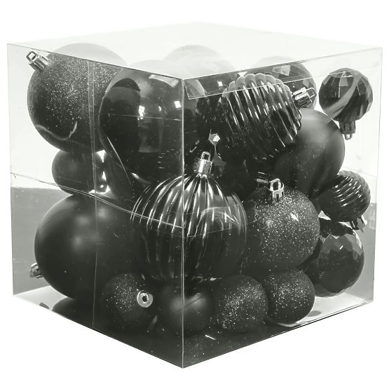 BOULES DE NOËL ARGENTÉES 36PCS 311433C