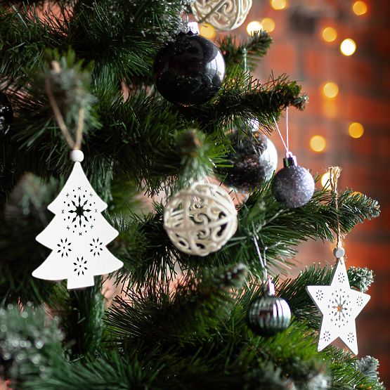 BOULES DE NOËL ARGENTÉES 36PCS 311433C