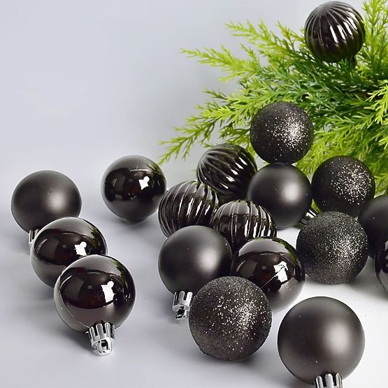 BOULES DE NOËL ARGENTÉES 36PCS 311433C