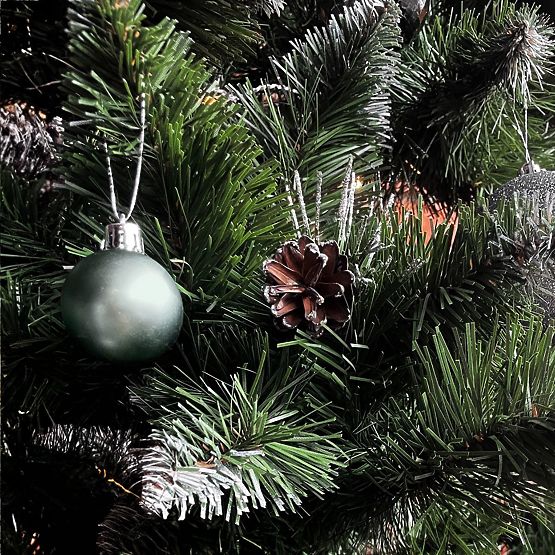 BOULES DE NOËL VERTES 34 PCS SYSD1688-027