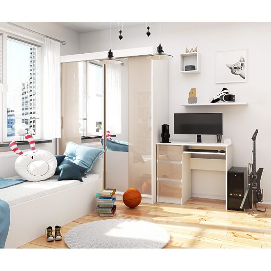 BUREAU A-6 CLP CAPPUCCINO GAUCHE