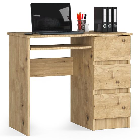 BUREAU A-6 CLP CHÊNE ARTISAN DROIT