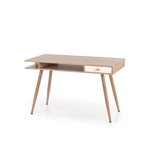 Bureau B34 - blanc/chêne sonoma