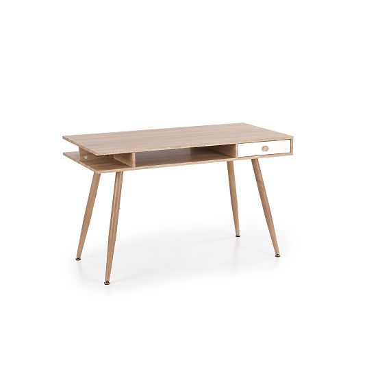 Bureau B34 - blanc/chêne sonoma