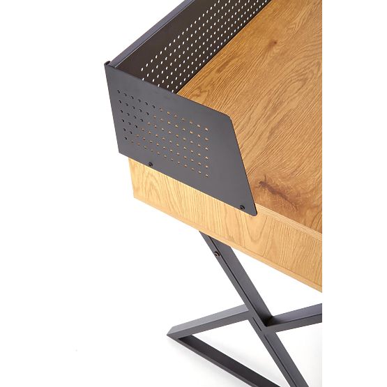 Bureau B43 - chêne doré / noir