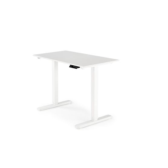 Bureau B53 avec fonction de réglage en hauteur, blanc (2p=1ks)