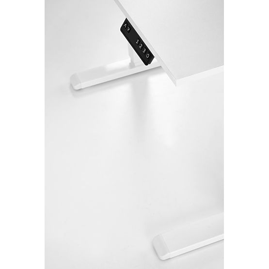 Bureau B53 avec fonction de réglage en hauteur, blanc (2p=1ks)