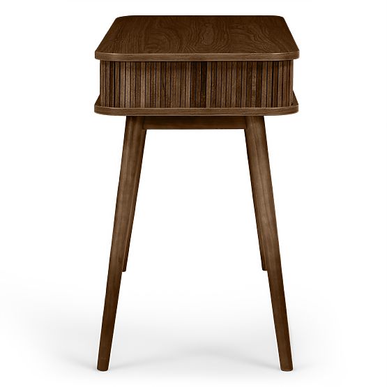 Bureau Clemente avec lamelles, noyer