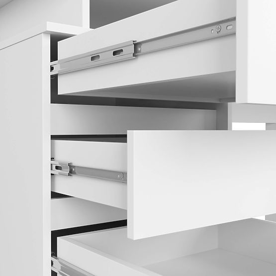 BUREAU CLP 135cm PK BLANC