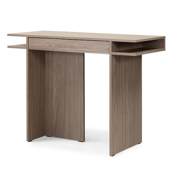 Bureau/console avec tiroir Kanso, chêne perle