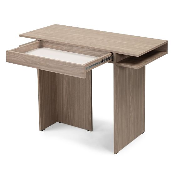 Bureau/console avec tiroir Kanso, chêne perle