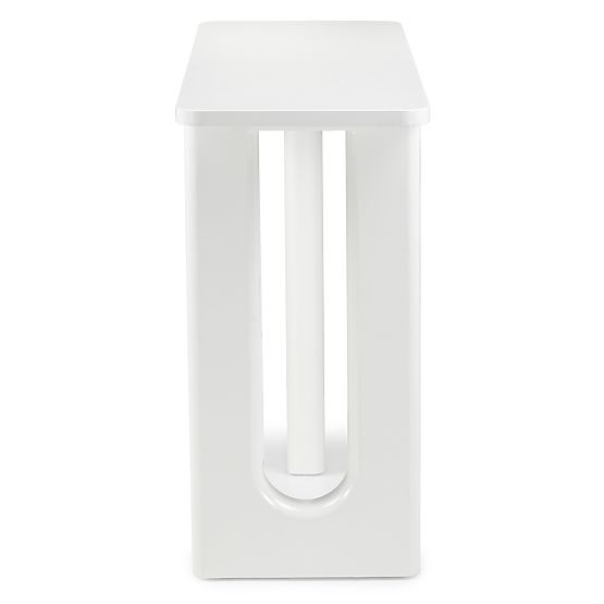 Bureau/console Lichi 120 cm, blanc, arcs