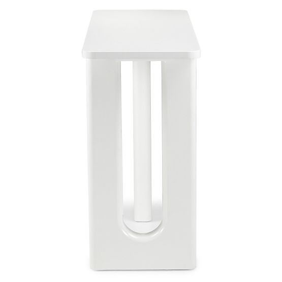 Bureau/console Lichi 120 cm, blanc, arcs