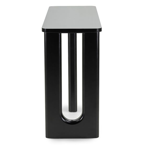 Bureau/console Lichi 120 cm, noir, arcs