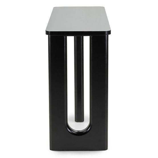 Bureau/console Lichi 120 cm, noir, arcs