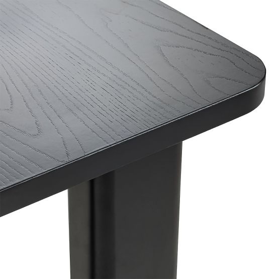 Bureau/console Lichi 120 cm, noir, arcs