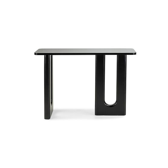 Bureau/console Lichi 120 cm, noir, arcs