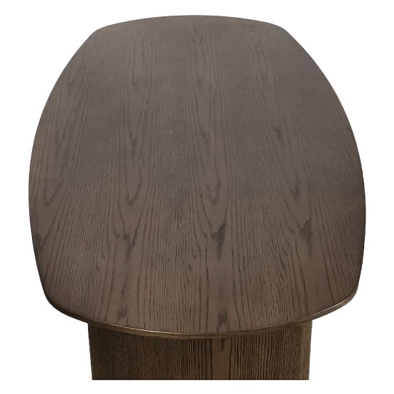 Bureau/console Oriento 120 cm, chêne foncé