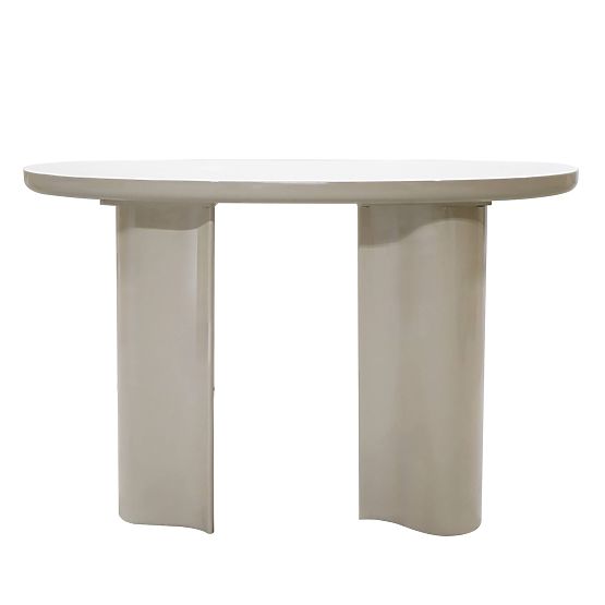 Bureau/console Puro 120 cm, beige clair, brillant