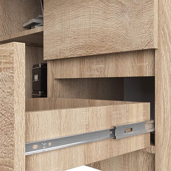 BUREAU D'ANGLE B16 CLP DROIT CHÊNE SONOMA