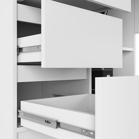 BUREAU D'ANGLE B16 CLP PK GAUCHE BLANC