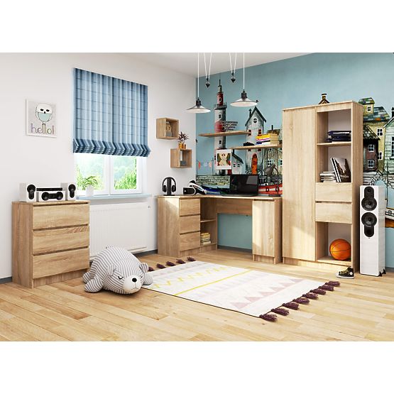 BUREAU D'ANGLE B20 CLP GAUCHE CHÊNE SONOMA