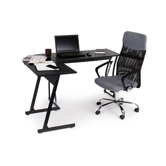 Bureau d'angle de jeu LOFT bureau scolaire noir