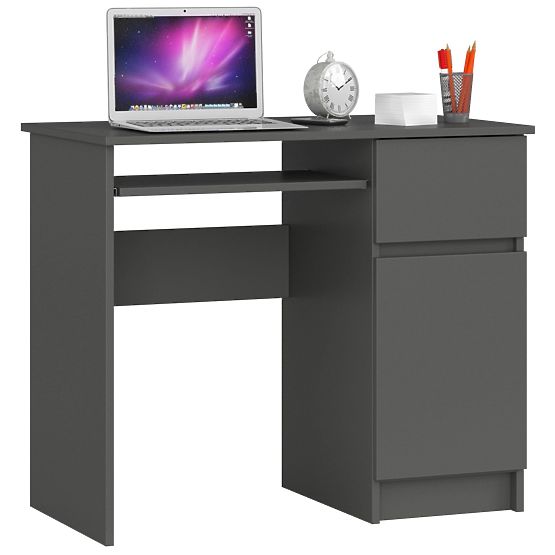 BUREAU D'ORDINATEUR PIKSEL PK GRIS - DROIT
