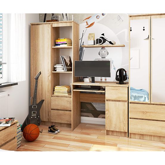 BUREAU D'ORDINATEUR PIKSEL PK SONOMA - DROIT