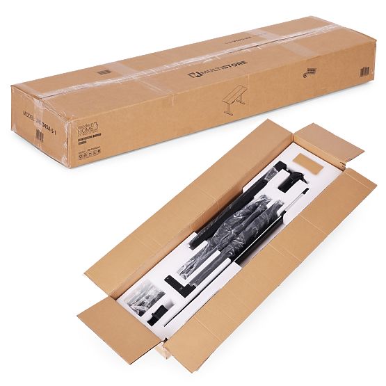 Bureau électrique réglable 120x60 cm, hauteur ajustable 72-117 cm ModernHome