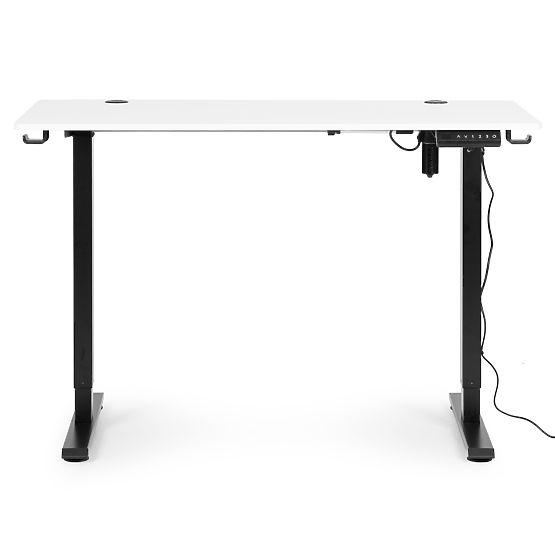 Bureau électrique réglable 120x60 cm, hauteur ajustable 72-117 cm ModernHome