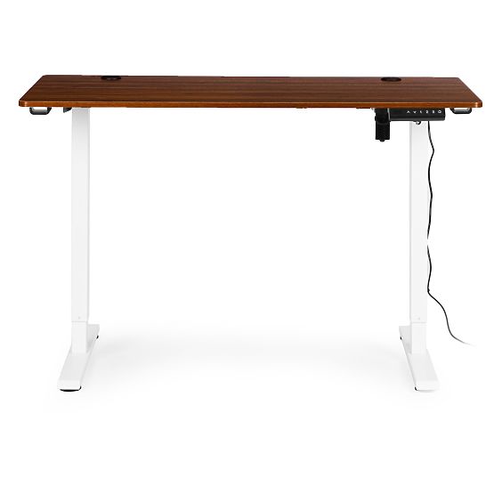 Bureau électrique réglable 120x60 cm, hauteur réglable 72-117 cm ModernHome