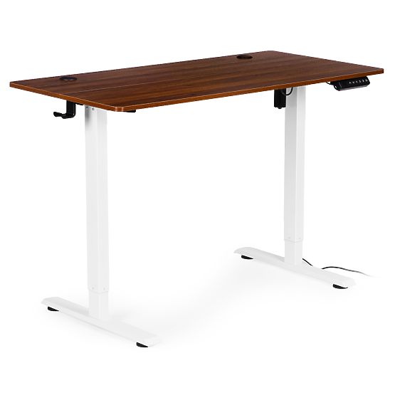 Bureau électrique réglable 120x60 cm, hauteur réglable 72-117 cm ModernHome
